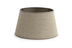 Lindro, Abat-Jour, Naturel Et Argent, Cylindre, 30 Cm