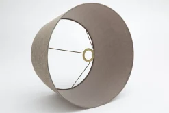 Lindro, Abat-Jour, Naturel Et Gris, Cylindre, 45 Cm