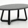 Livy, Table Basse, Ovale, Noir, S