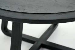 Livy, Table Basse, Ronde, Noir