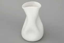 Lorena, Vase, Ceramique, Blanc, Modele 1