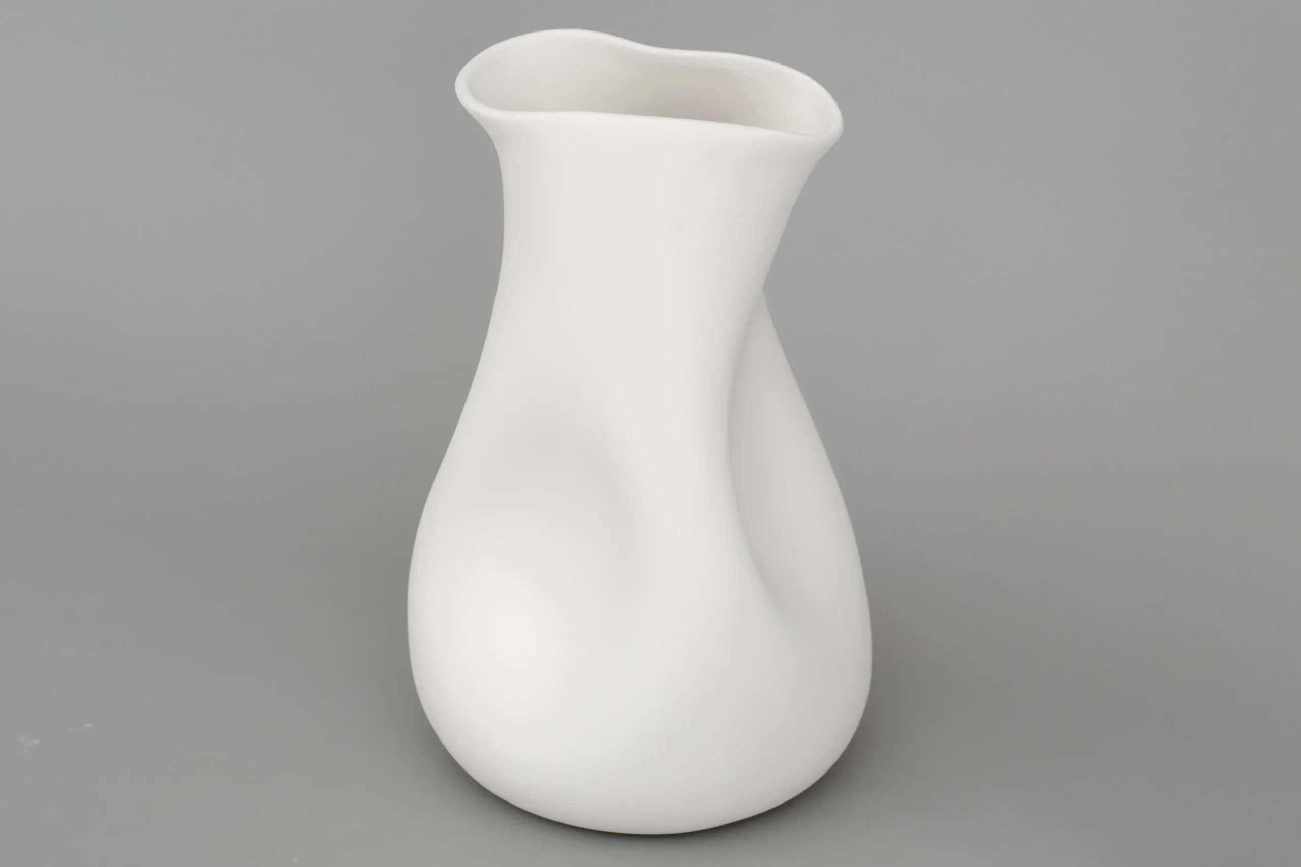 Lorena, Vase, Ceramique, Blanc, Modele 1