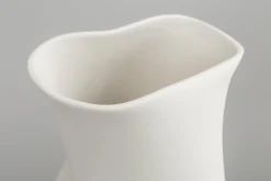 Lorena, Vase, Ceramique, Blanc, Modele 1