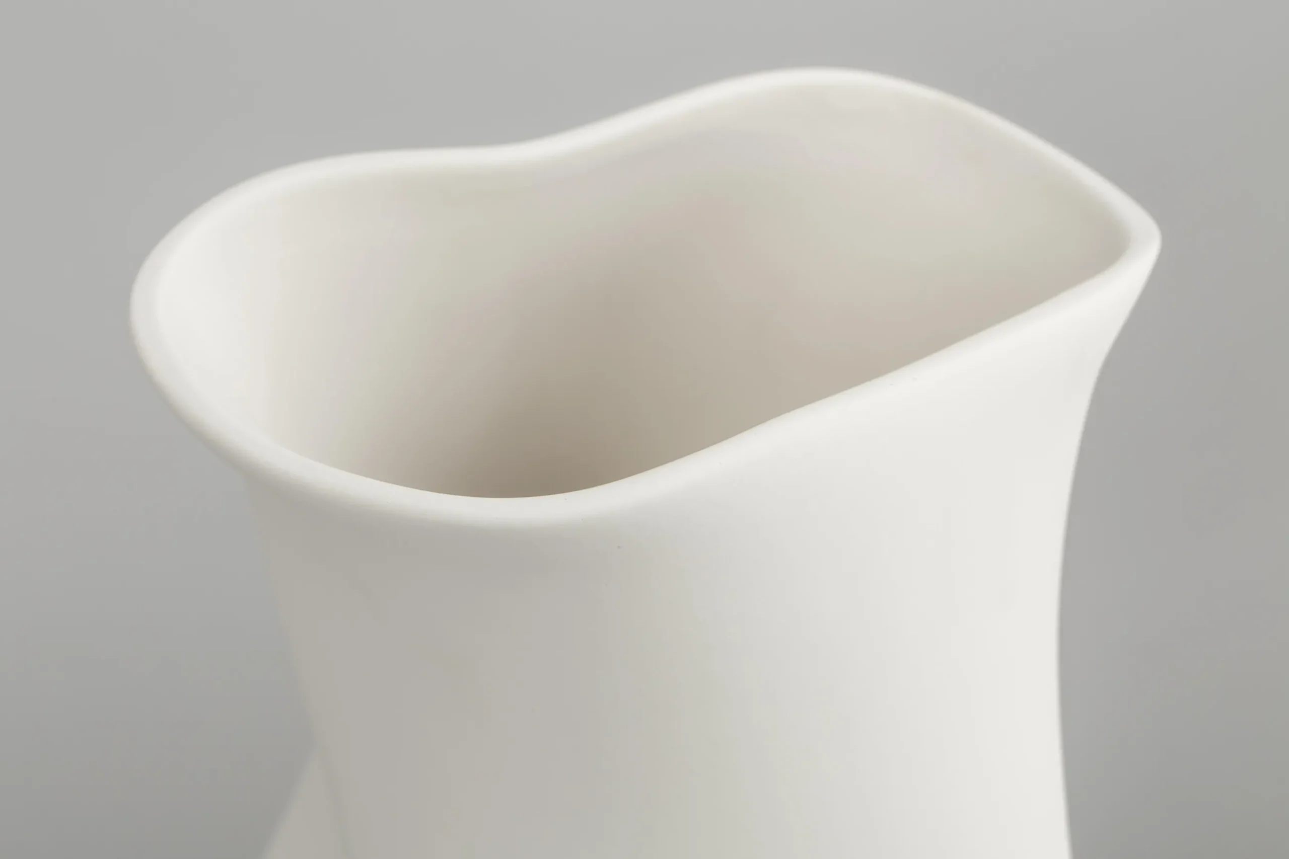 Lorena, Vase, Ceramique, Blanc, Modele 1