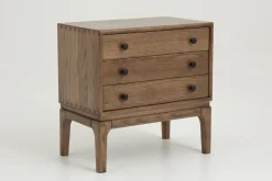 Luca, Table De Chevet, 3 Tiroirs