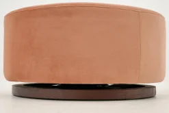 Lucas, Pouf, Rotatif, O 60, Rose