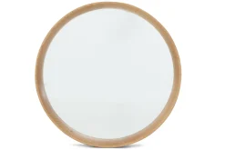 Lucente, Miroir, Chene, Rond, 46Cm