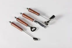 Manhattan, Decapsuleur, Cuir Marron