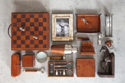 Manhattan, Jigger A Cocktail, Cuir Marron