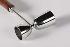 Manhattan, Jigger A Cocktail, Cuir Marron