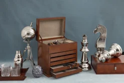 Manhattan, Plateau, Cuir Marron, S