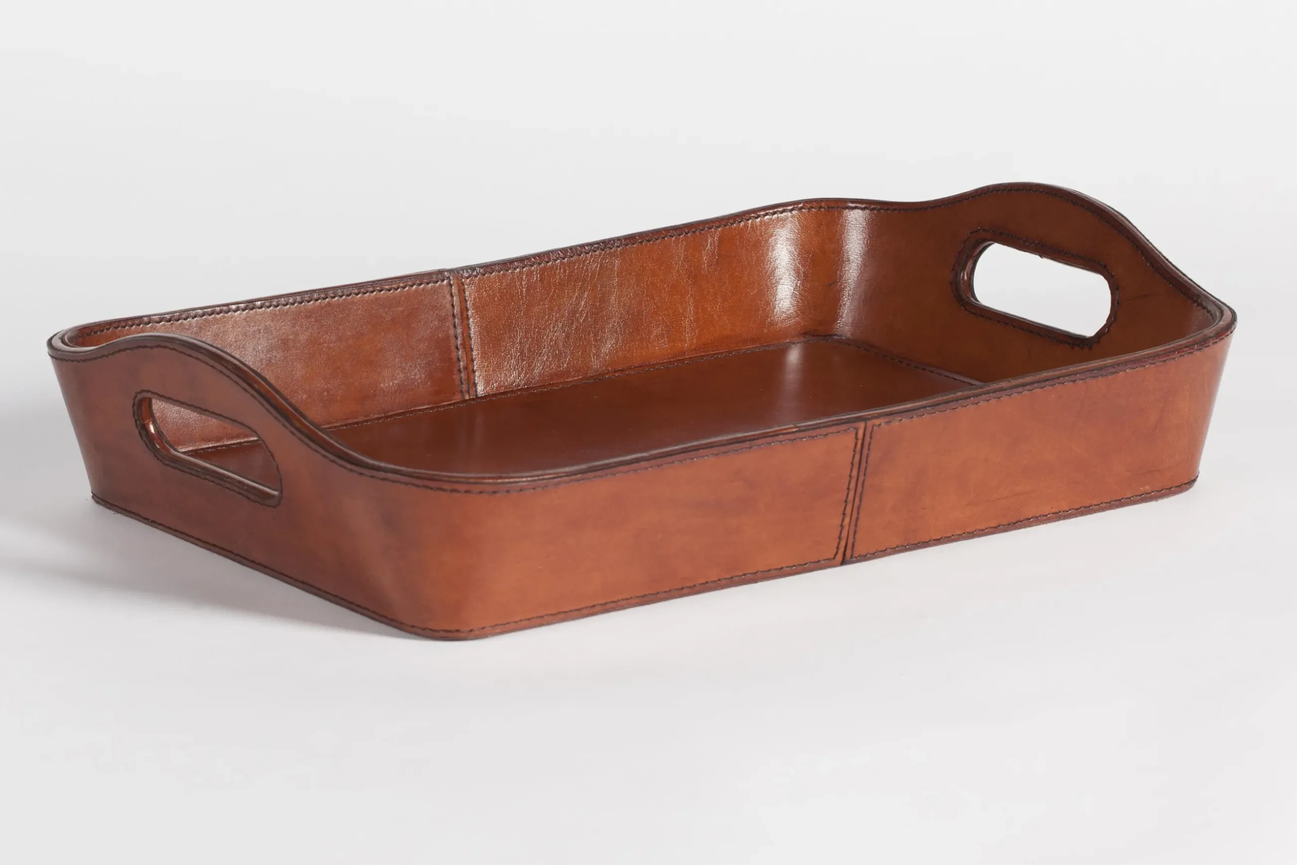 Manhattan, Plateau, Cuir Marron