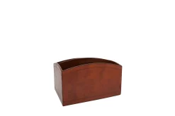 Manhattan, Porte Revues, Cuir Marron