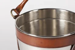 Manhattan, Refroidisseur A Vin, Poignee En Cuir Marron