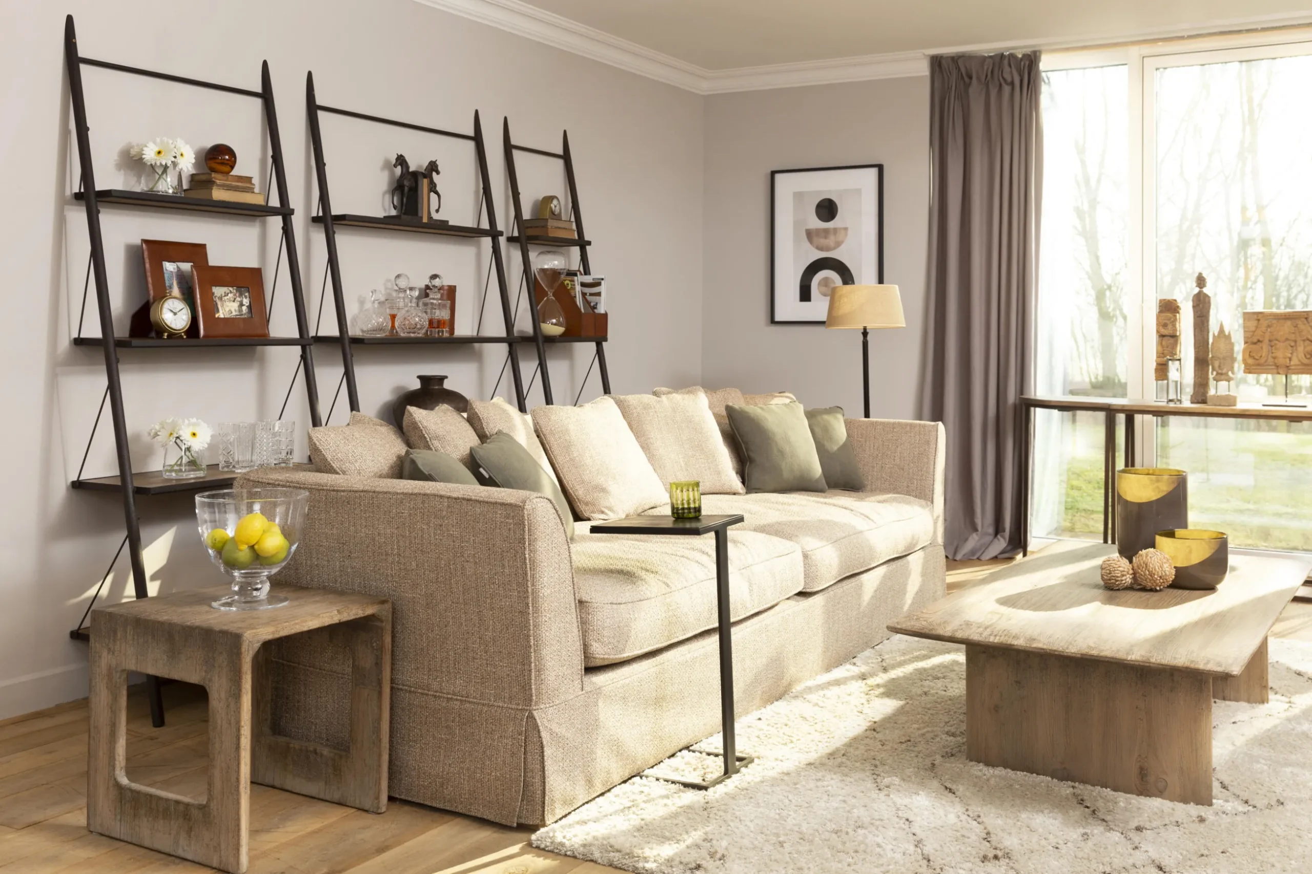 Marec, Etagere, Fer Et Sapin Recycle, L