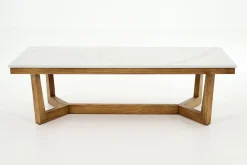 Marnix, Table Basse, Chene Et Pierre, 140X70