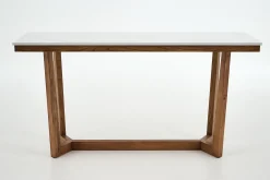 Marnix, Table Console, Chene Et Pierre