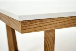 Marnix, Table Console, Chene Et Pierre