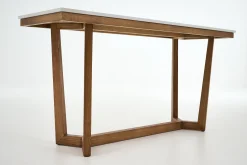 Marnix, Table Console, Chene Et Pierre