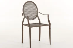 Mary, Fauteuil De Jardin, Finition Rouille, Metal