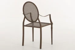 Mary, Fauteuil De Jardin, Finition Rouille, Metal