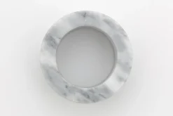 Maureen, Rond De Serviette, Marbre, Blanc