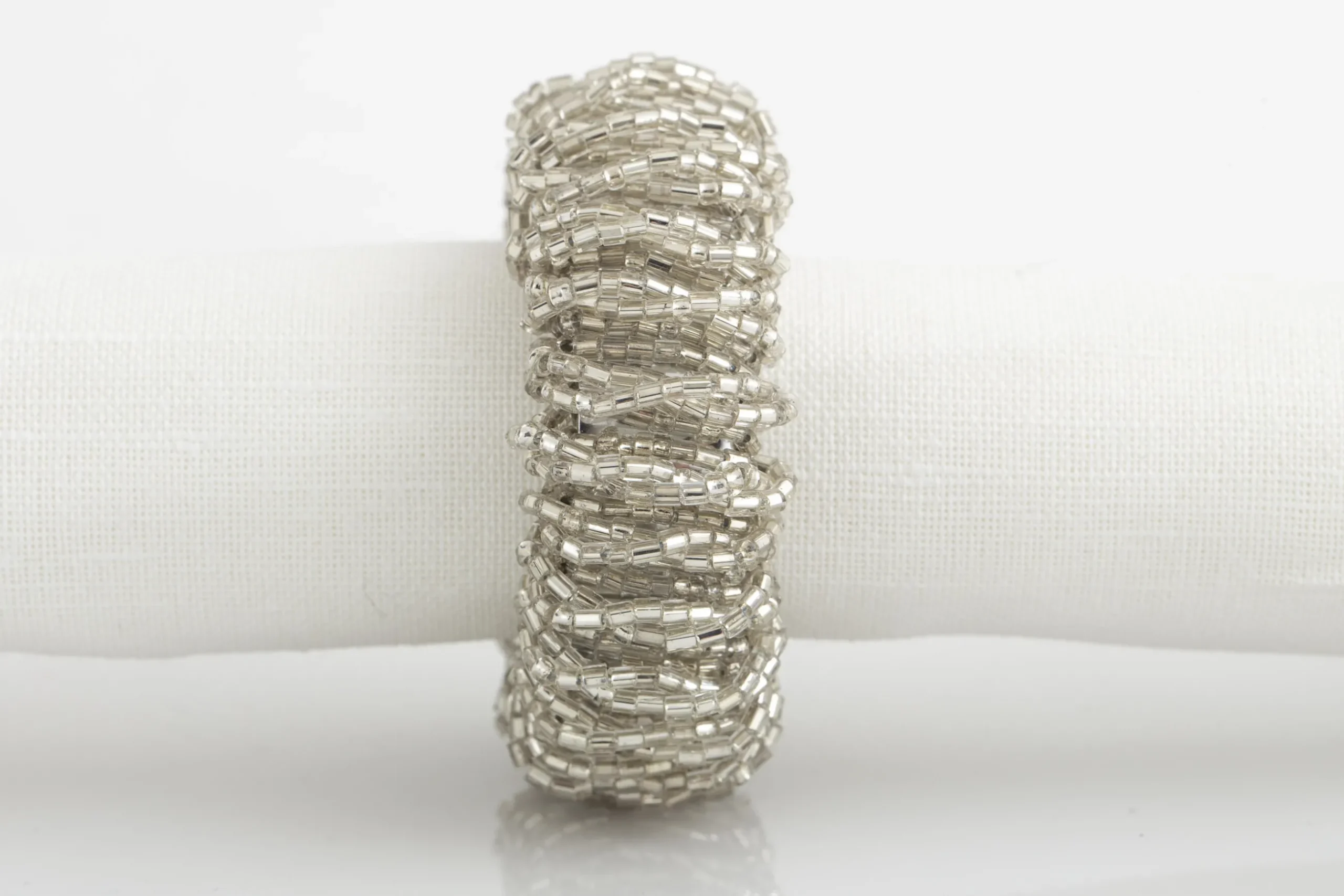 Meina, Rond De Serviette, Perles, Argent