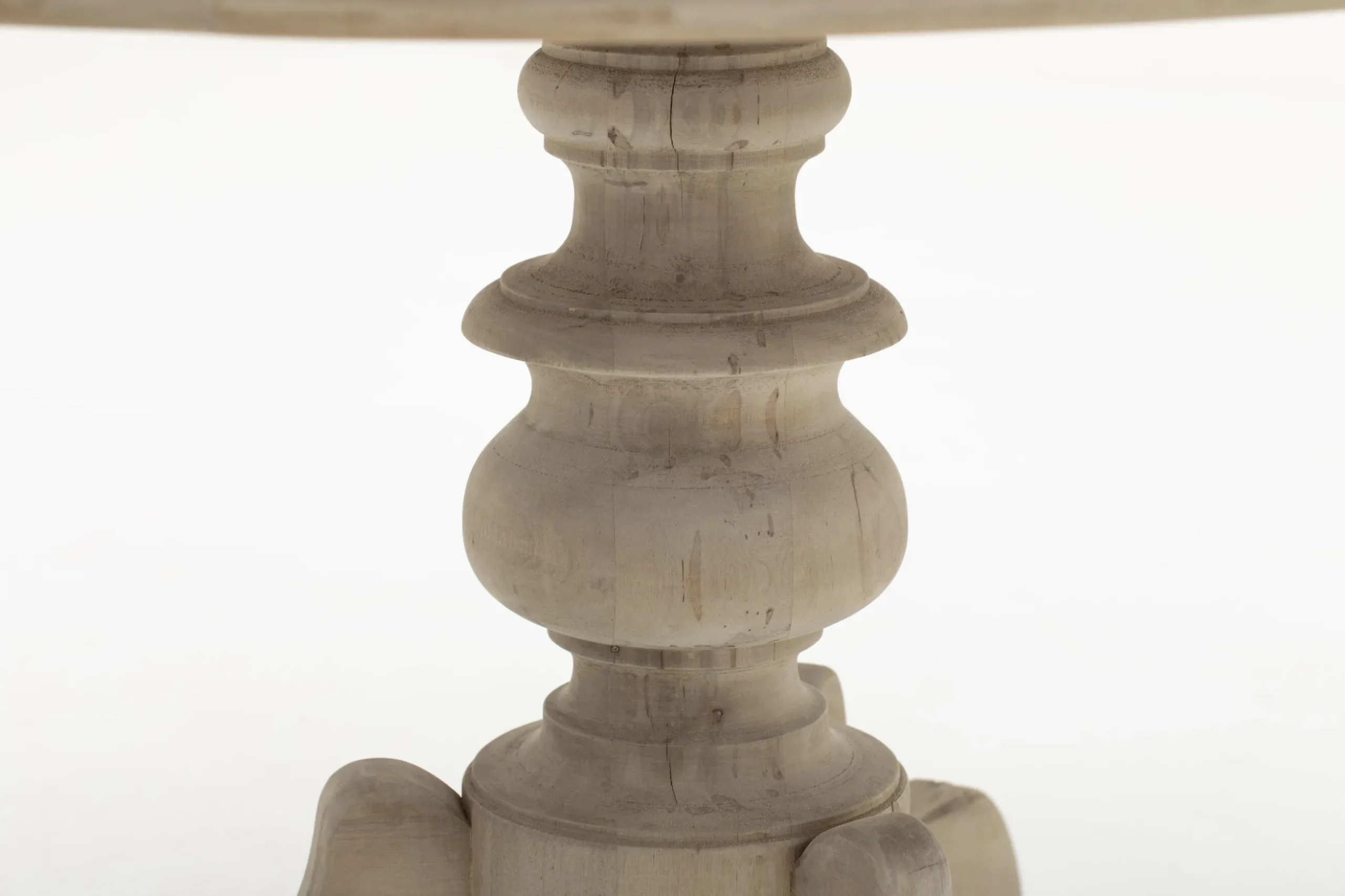 Milan, Table A Manger, Ronde, Bois Recycle, 120 Cm, Modele 2