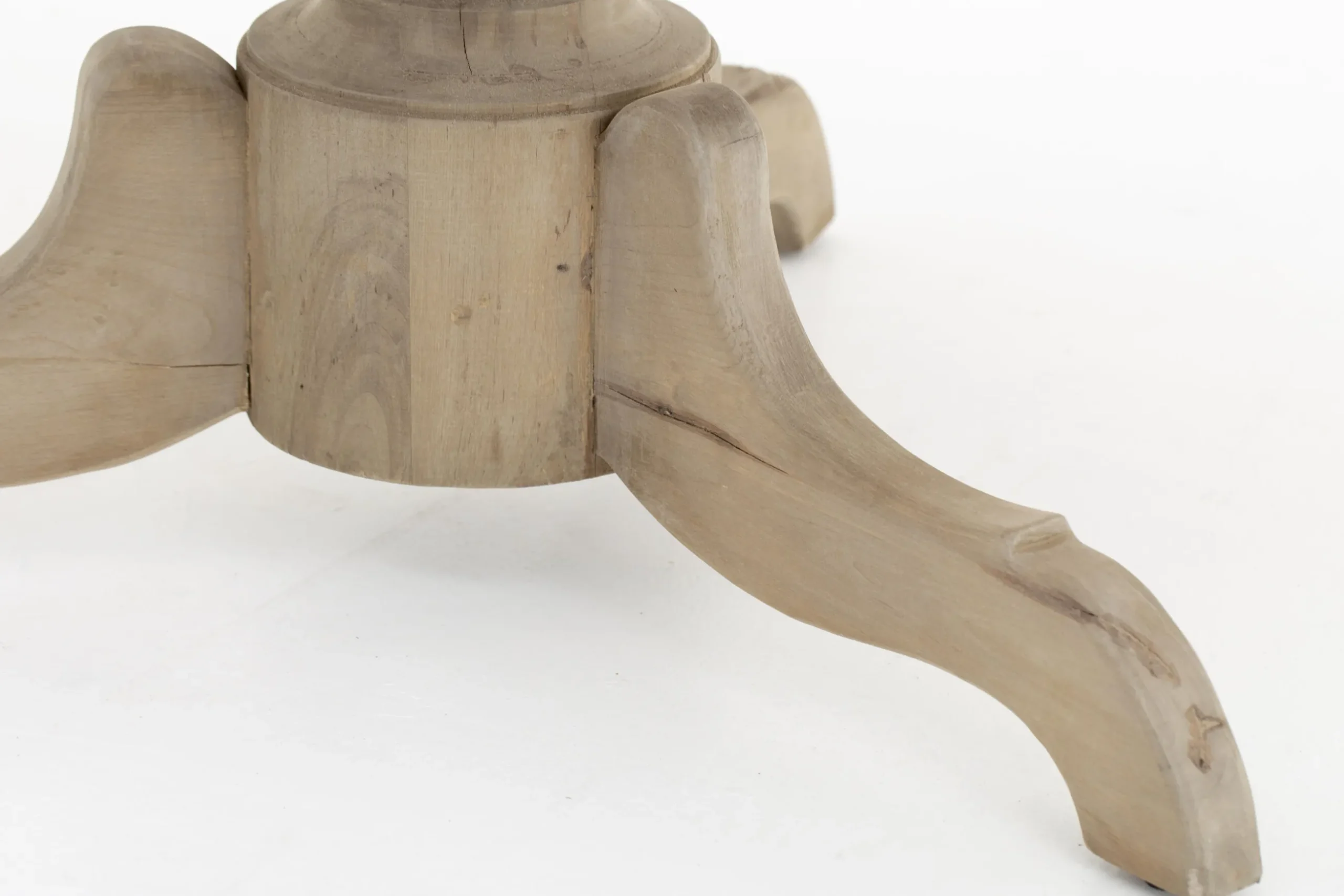 Milan, Table A Manger, Ronde, Bois Recycle, 120 Cm, Modele 2