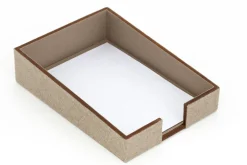 Milburn, Bac A Papier, Laine Et Cuir