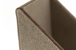 Milburn, Porte-Fichiers, Laine Et Cuir