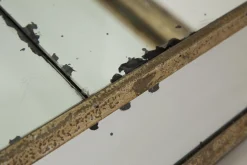 Mitchell, Table Basse, Rectangulaire, Verre Miroir Et Bois, 160X80