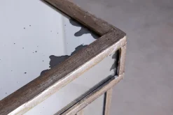 Naxos, Table Console, Miroir Verre Et Bois