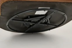 Nelia, Fauteuil, Cuir Cognoac, Rotatif