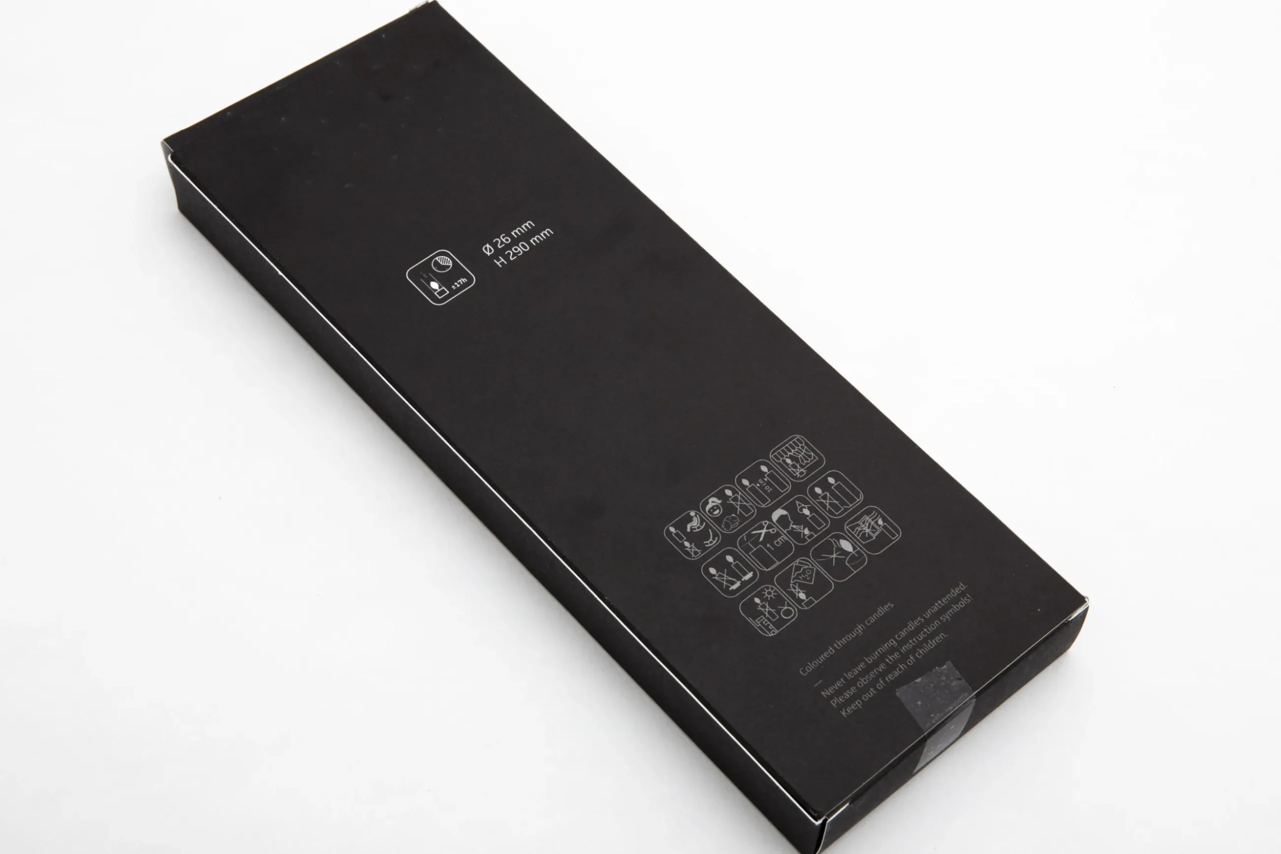 Nell, Bougie De Table, Couleur Rouge, Lot De 4