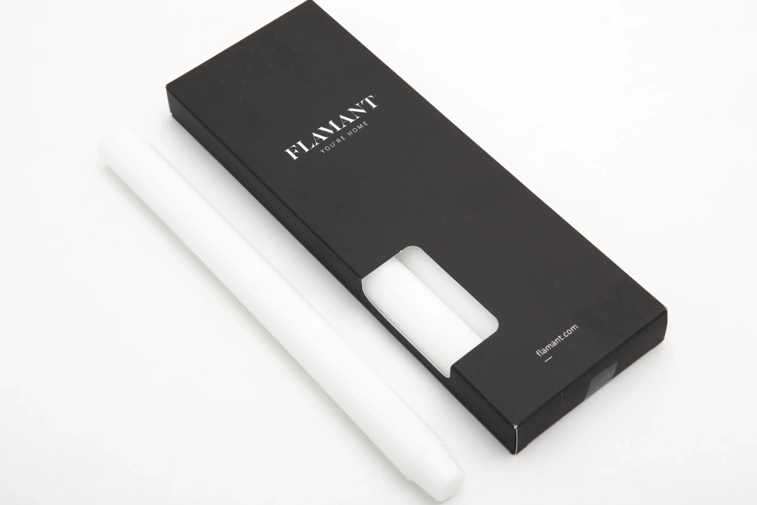 Nell, Bougie De Table, Couleur Blanc, Lot De 4