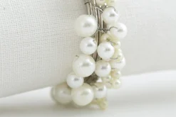 Osaka, Rond De Serviette, Perles, Ivoire