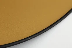 Ovale, Abat-Jour, Noir Et Or, Ovale, 35 Cm