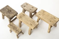 Paton, Tabouret, Bois Recycle