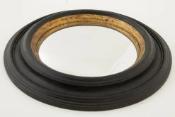 Pendolo, Miroir, Noir Et Or, Convexe, Rond