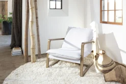 Ragnar, Tapis, O200, Blanc Casse