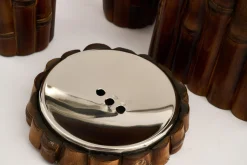 Rene, Porte Savon, Acier Et Bois