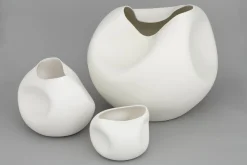 Reynolds, Vase, Ceramique, Blanc, Modele 4