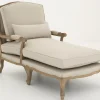 Richelle, Chaise Longue, Lin Naturel