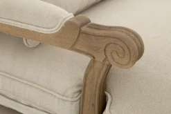 Richelle, Chaise Longue, Lin Naturel