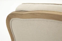 Richelle, Chaise Longue, Lin Naturel