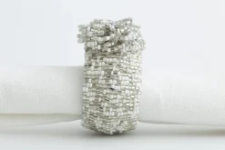 Rioja, Rond De Serviette, Perles, Argent