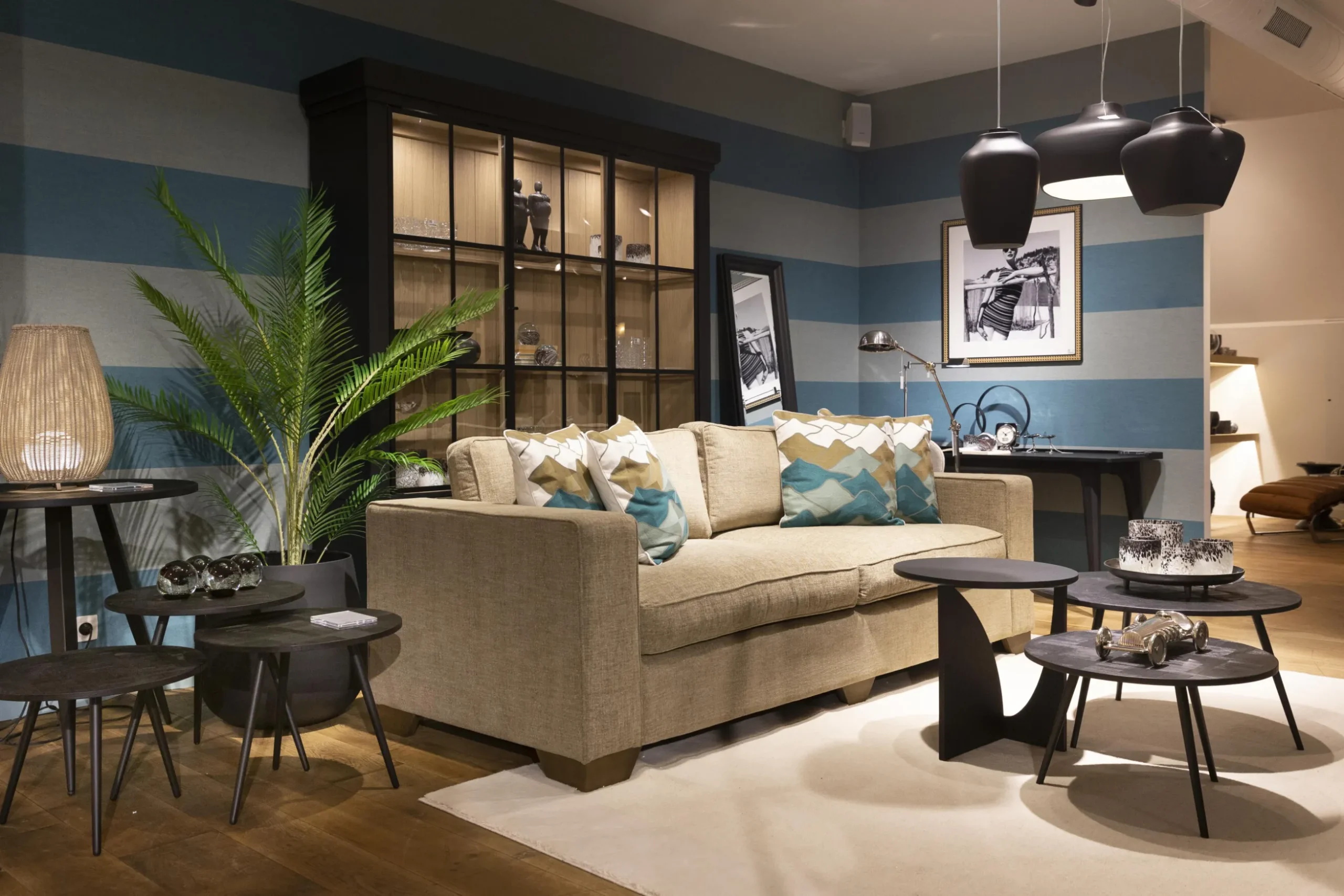 Robyn, Table Bistro, Teck Recupere, Ronde, 75 Cm