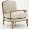 Sally, Fauteuil, Lin Naturel