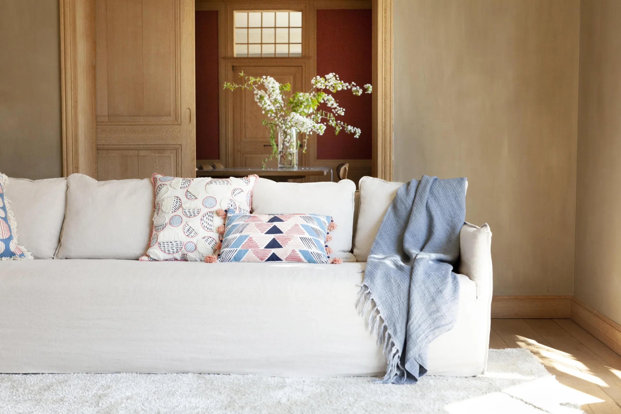 Sandrine, Canape, 300Cm, 5 Coussins